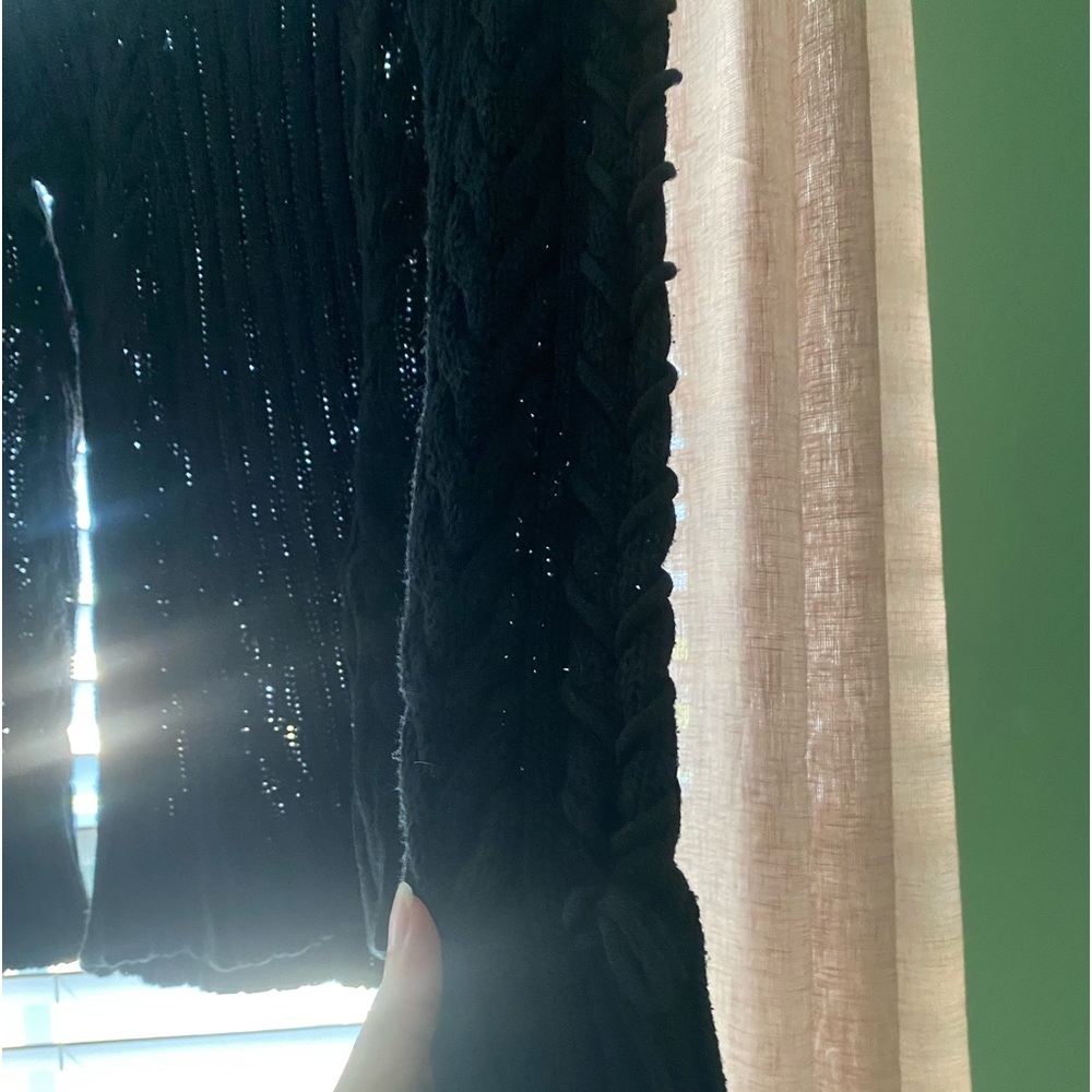 See through sweater top